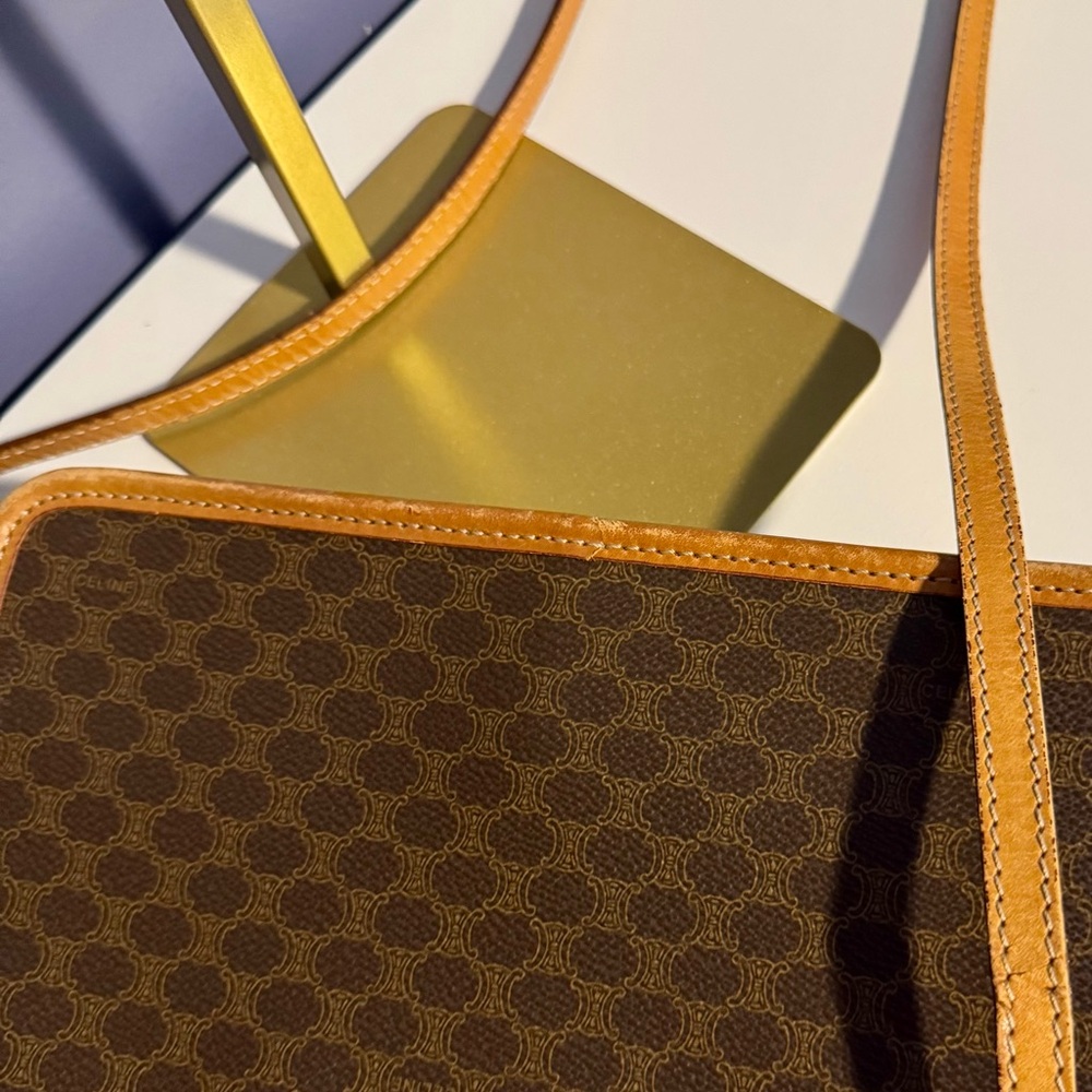 Vintage Celine Macadam Patterned Crossbody Bag and Wallet Set - Picture 9 of 14